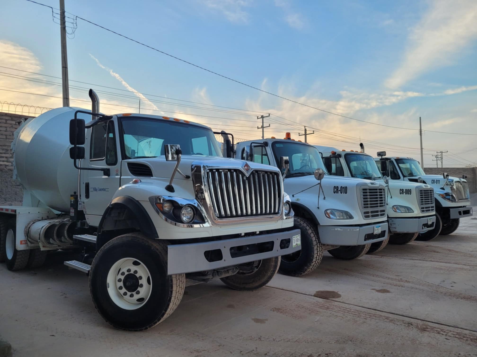 Unidad de bombeo de concreto en despliegue